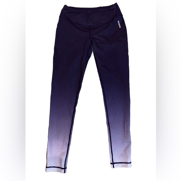 Reebok Pants - Reebok Gradient Purple Ombré Leggings Size M